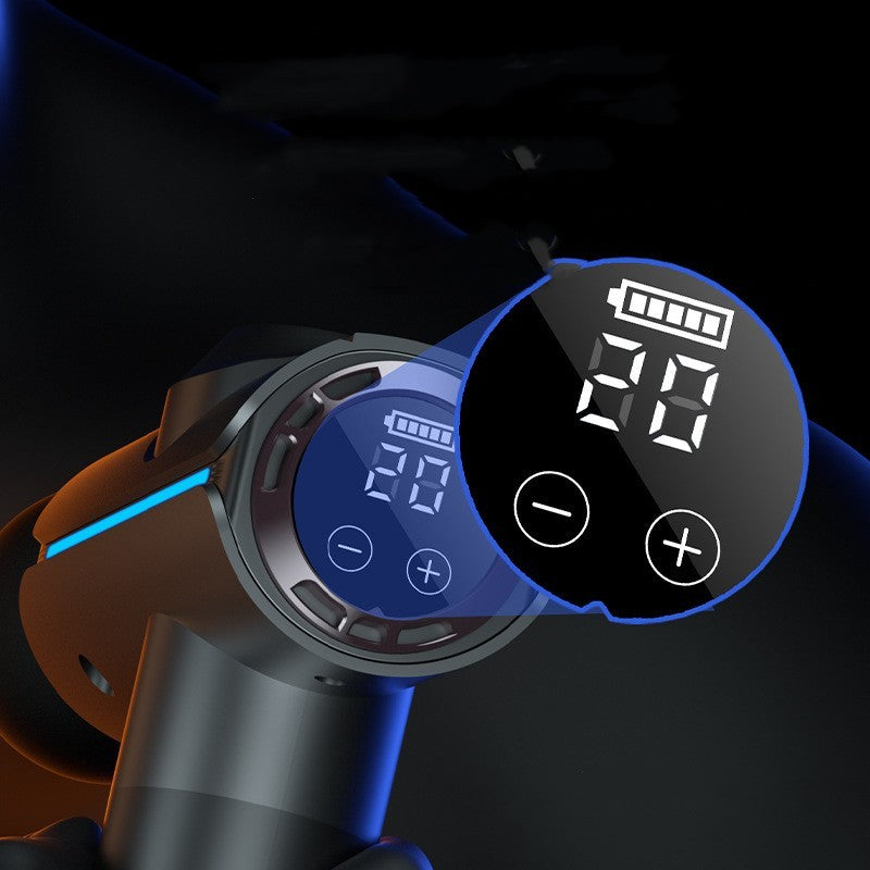 Fight&Fit™ – Pistolet de Massage Musculaire LCD Professionnel 6 Têtes